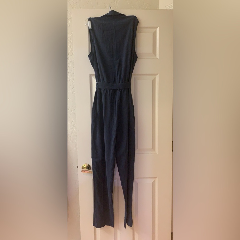 NWT Sundance Cloth & Stone Navy Blue Jumpsuit - Picture 7 of 14